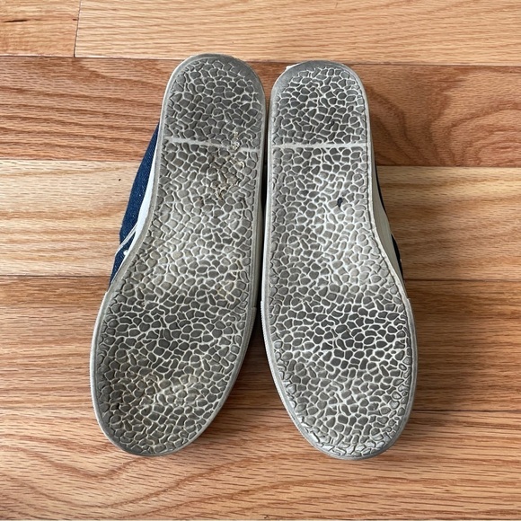 Stuart Weitzman Blue Jean Kids Vance Eden Stud Studded Slip On Sneakers Size 3 - Picture 7 of 9